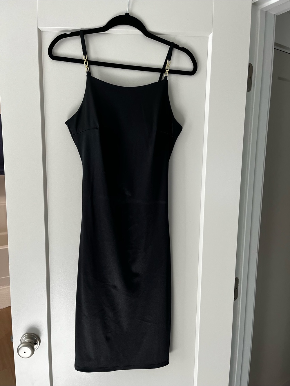 Planet gold satin mini dress